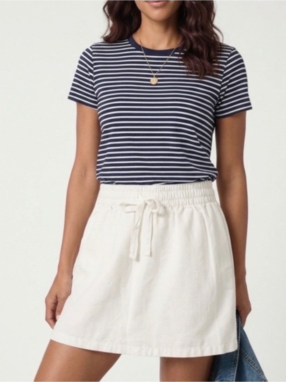 J. Crew White Cotton Skirt 6 M Medium